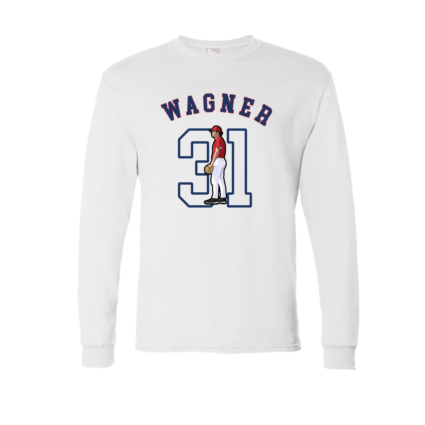 Long Sleeve Tee — Shirsey Arch in White