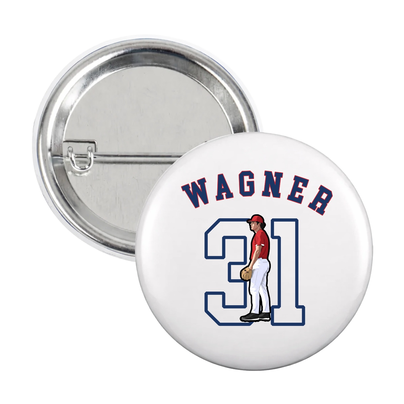 Game Day Button — Shirsey Arch in White