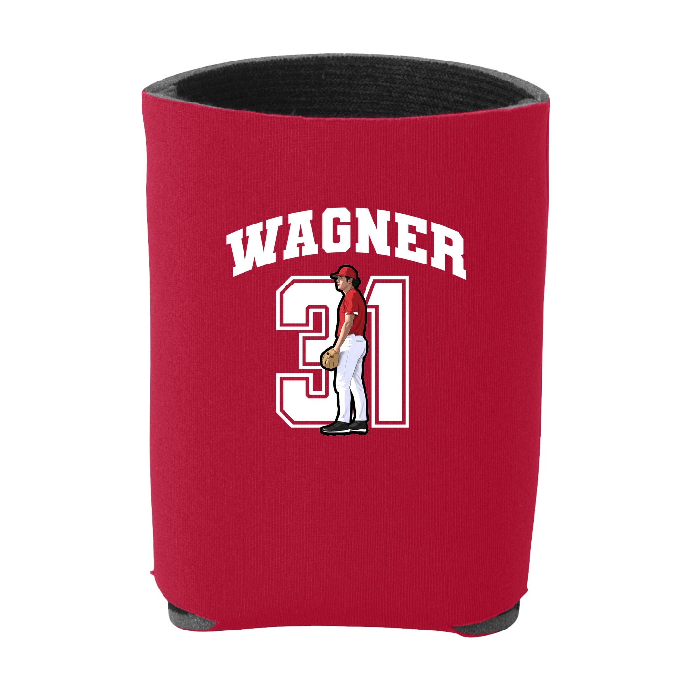Can Holder — Number in Red