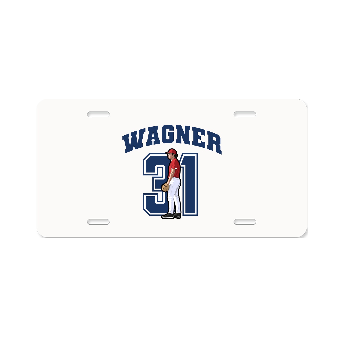 License Plate — Number in Classic