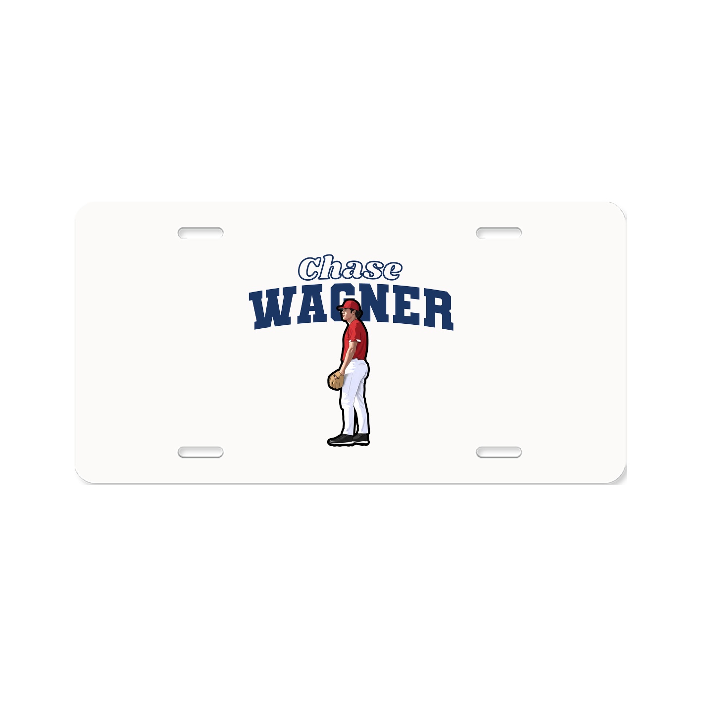 License Plate — Name Arch in Classic