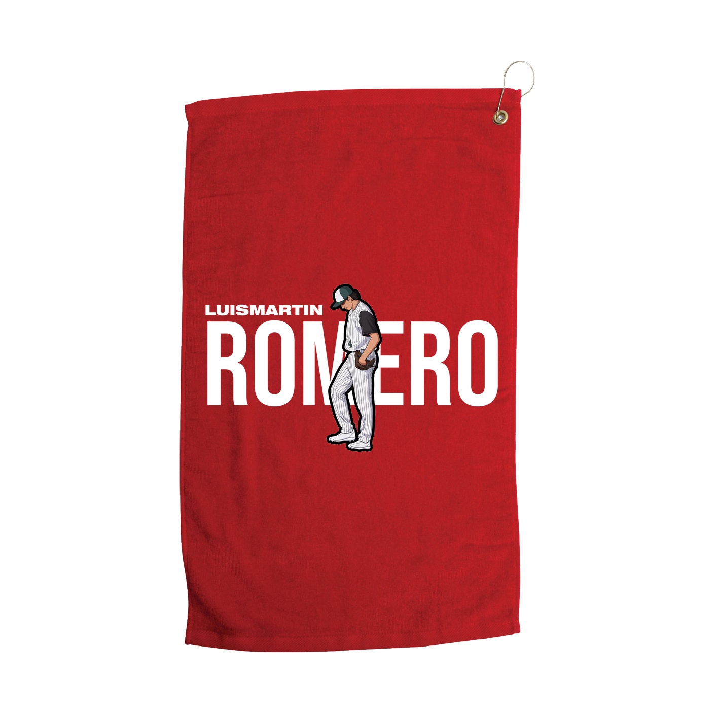 Golf Towel — Player Name in Red