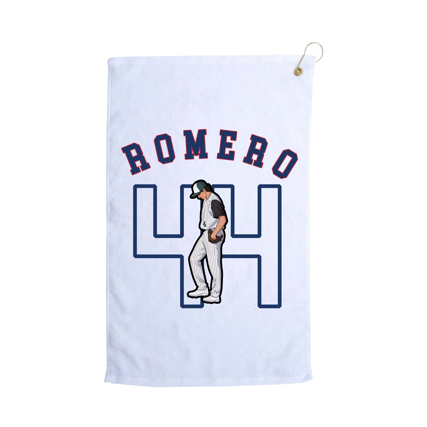 Golf Towel — Shirsey Arch in White