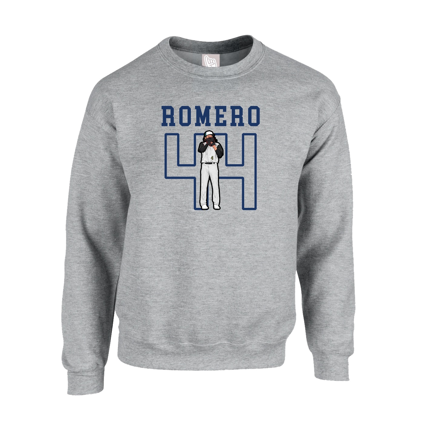 Fleece Crew — Shirsey in Grey