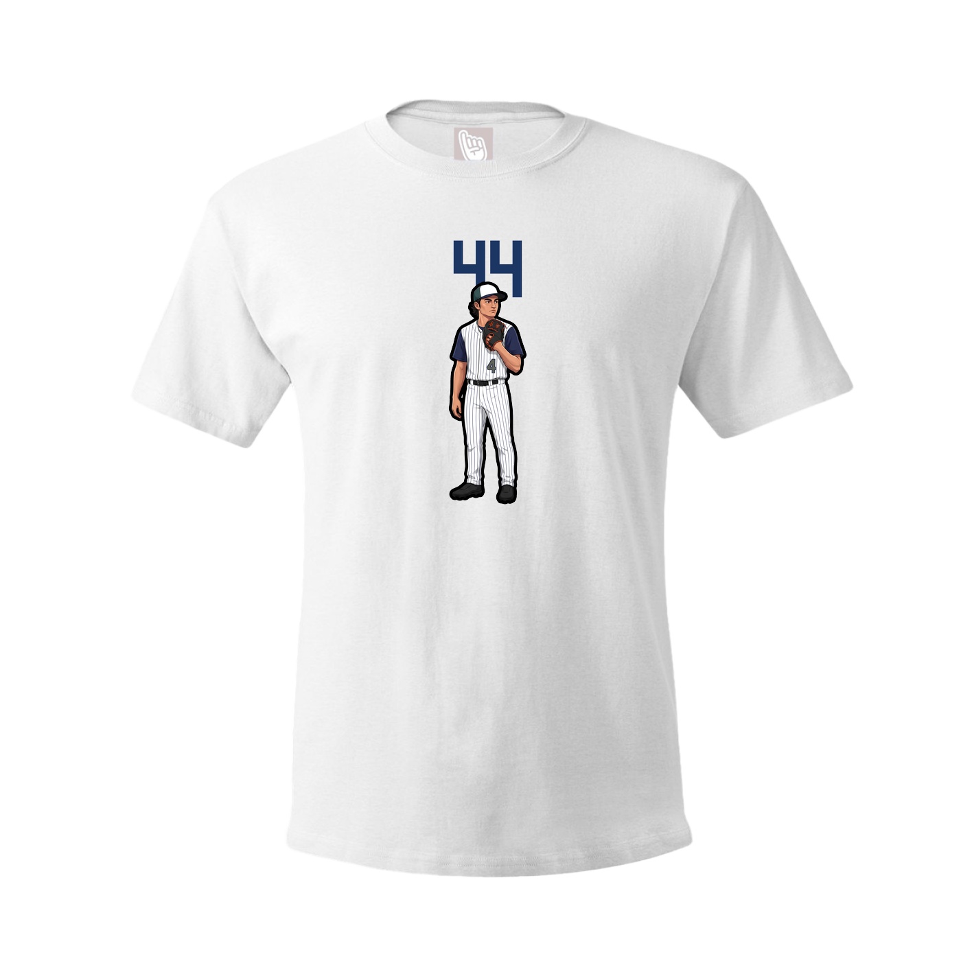 Tee — Number Top in White