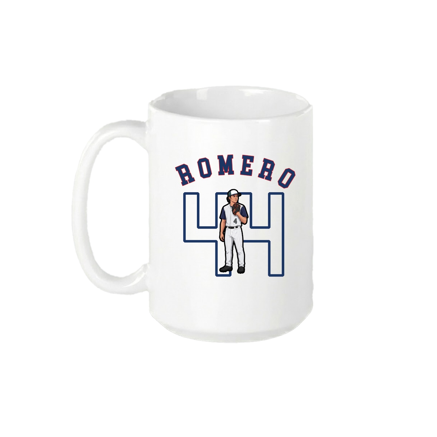 15oz Coffee Mug — Shirsey Arch in White