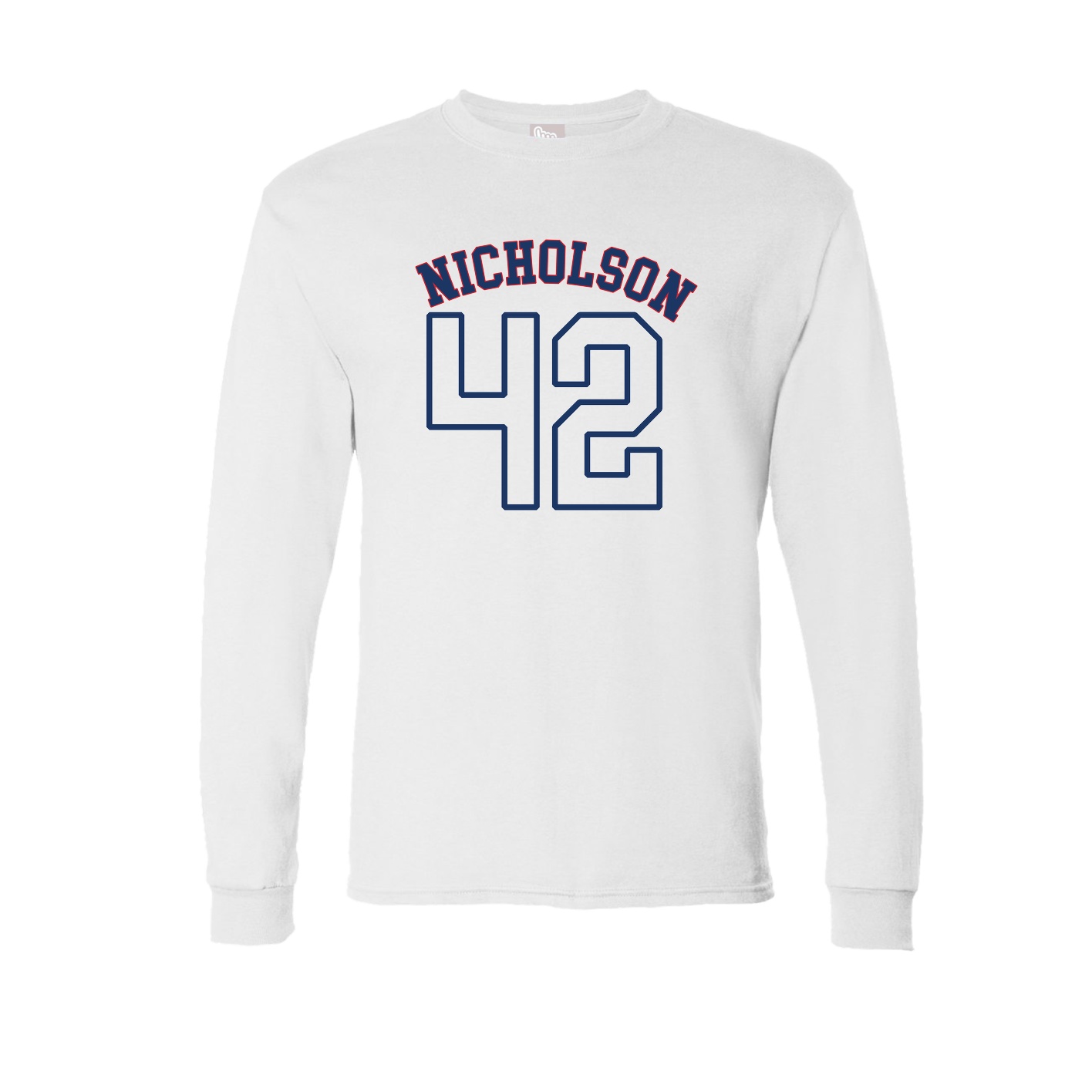 Long Sleeve Tee — Shirsey Arch in White