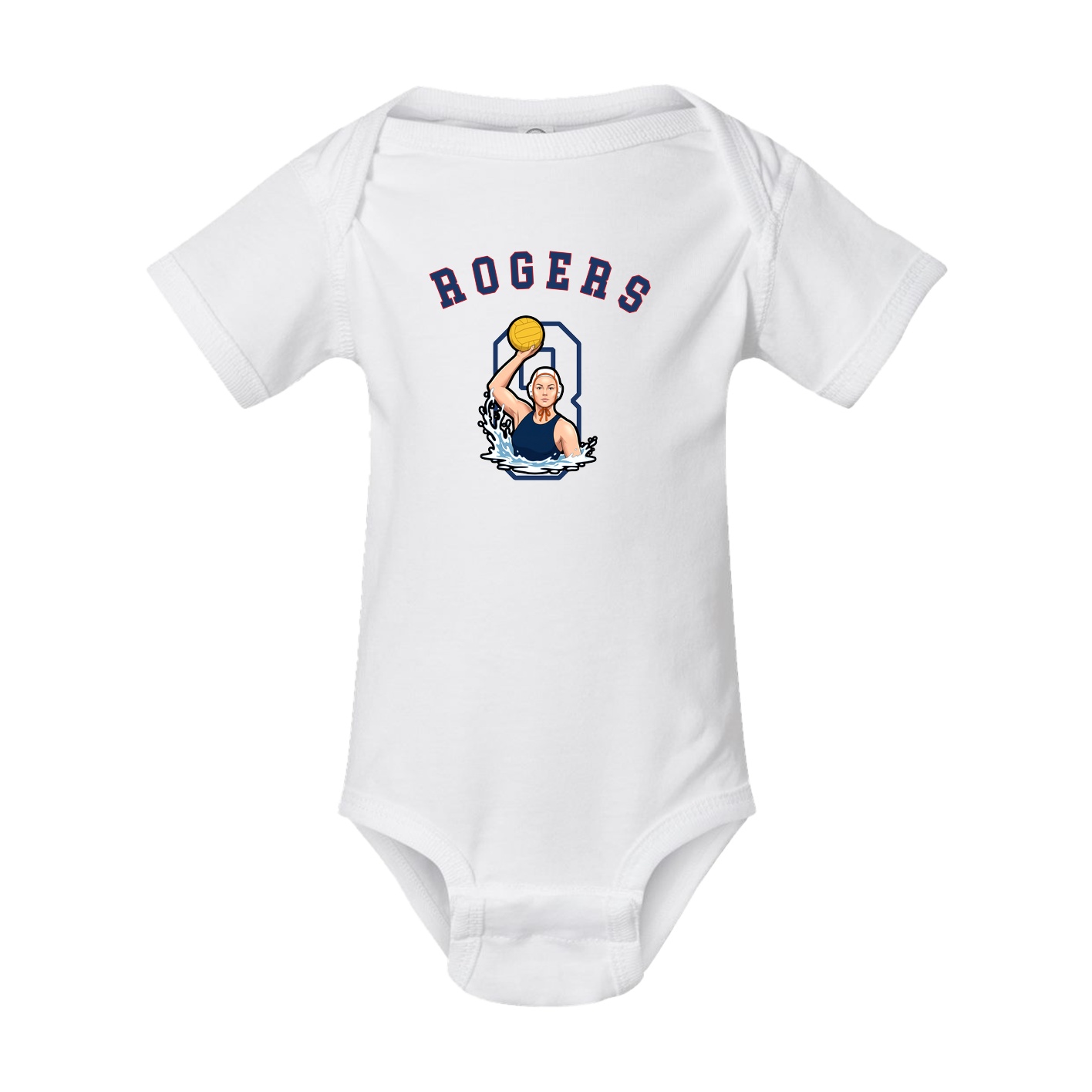 Baby Onesie — Shirsey Arch in White