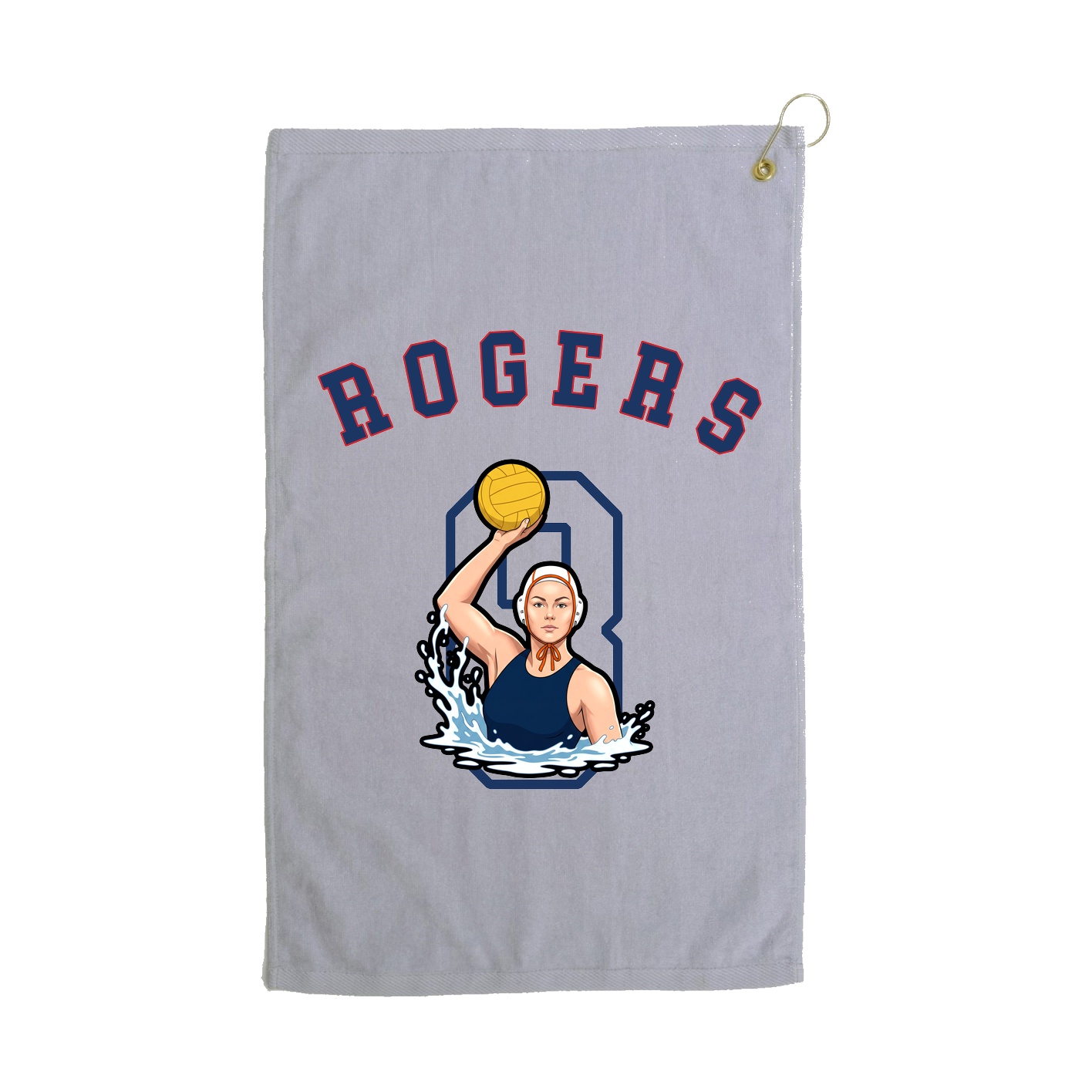 Golf Towel — Shirsey Arch in Grey