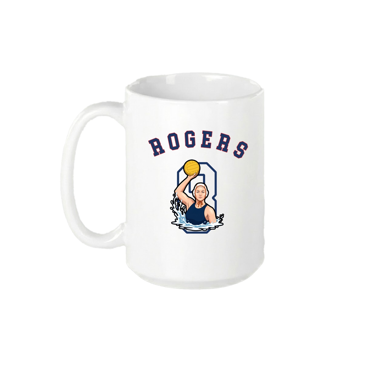 15oz Coffee Mug — Shirsey Arch in White