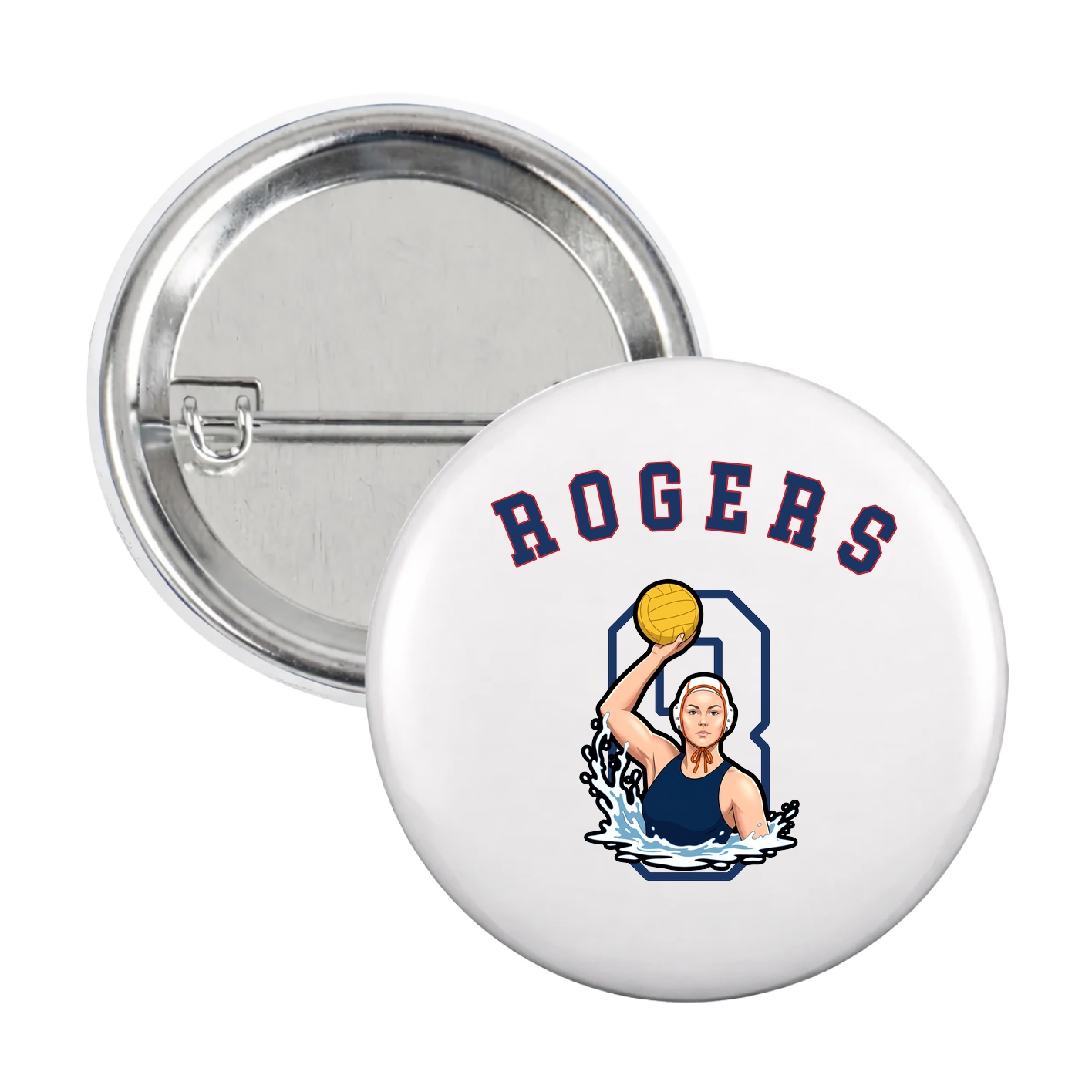 Game Day Button — Shirsey Arch in White