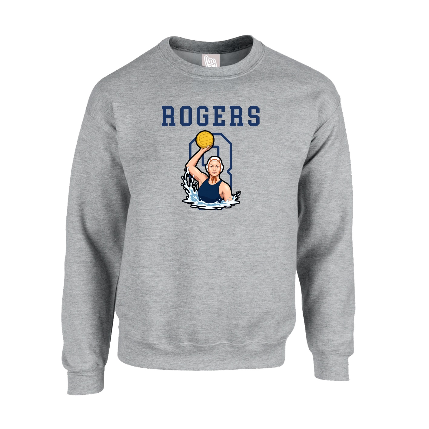 Fleece Crew — Shirsey in Grey