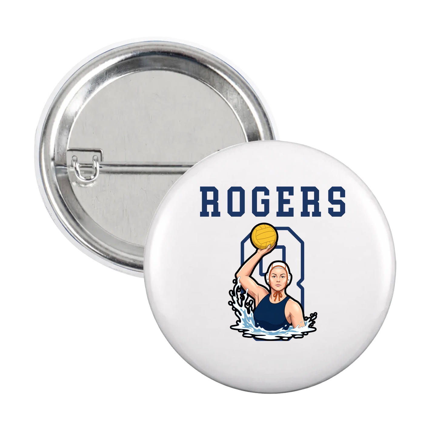 Game Day Button — Shirsey in White