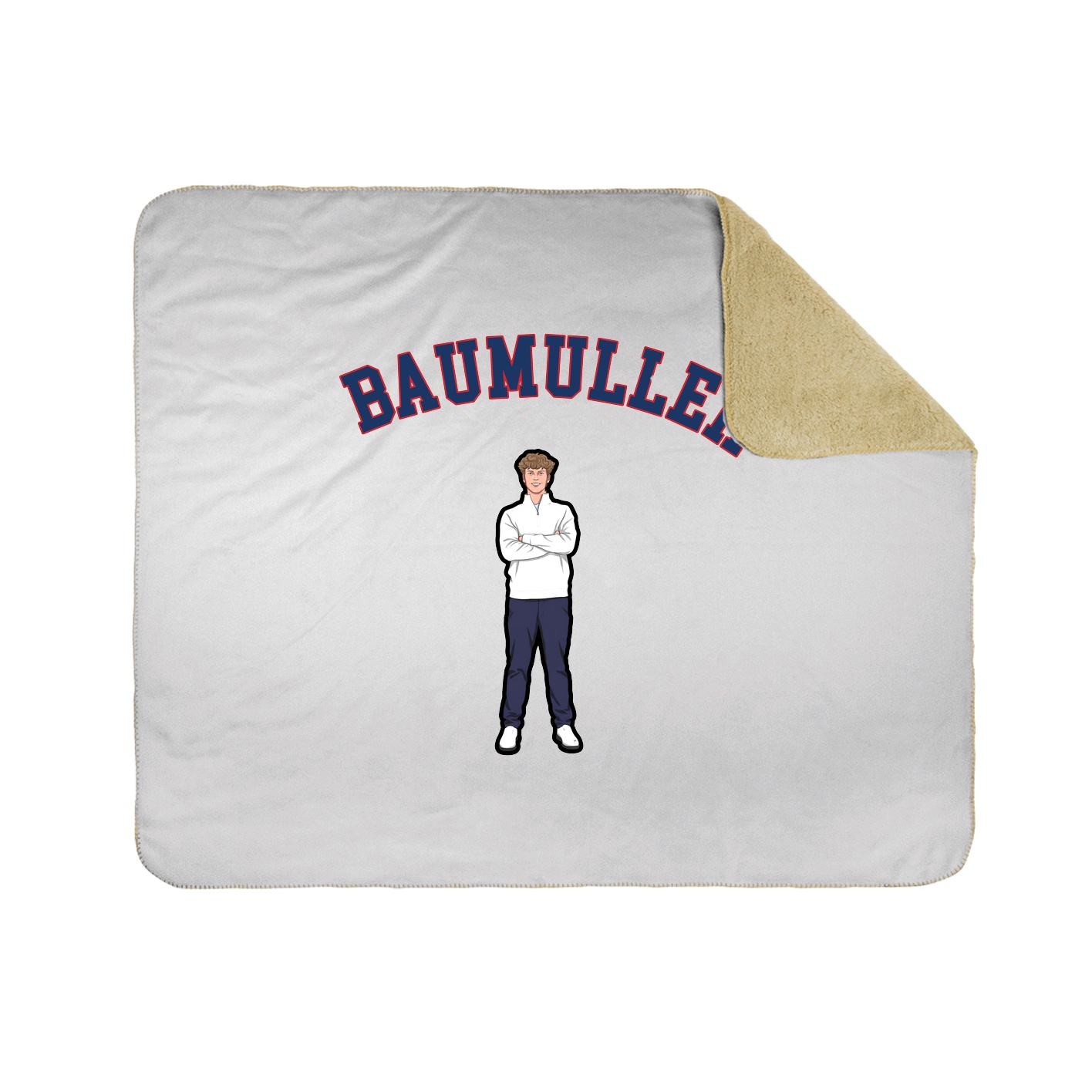 Throw Blanket — Shirsey Arch in White