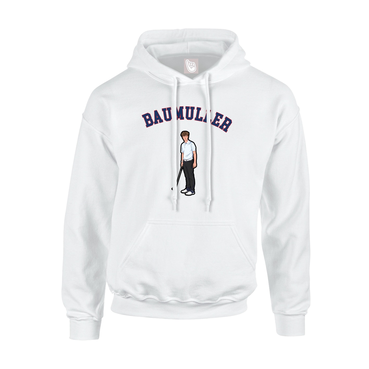 Youth Hoodie — Shirsey Arch in White