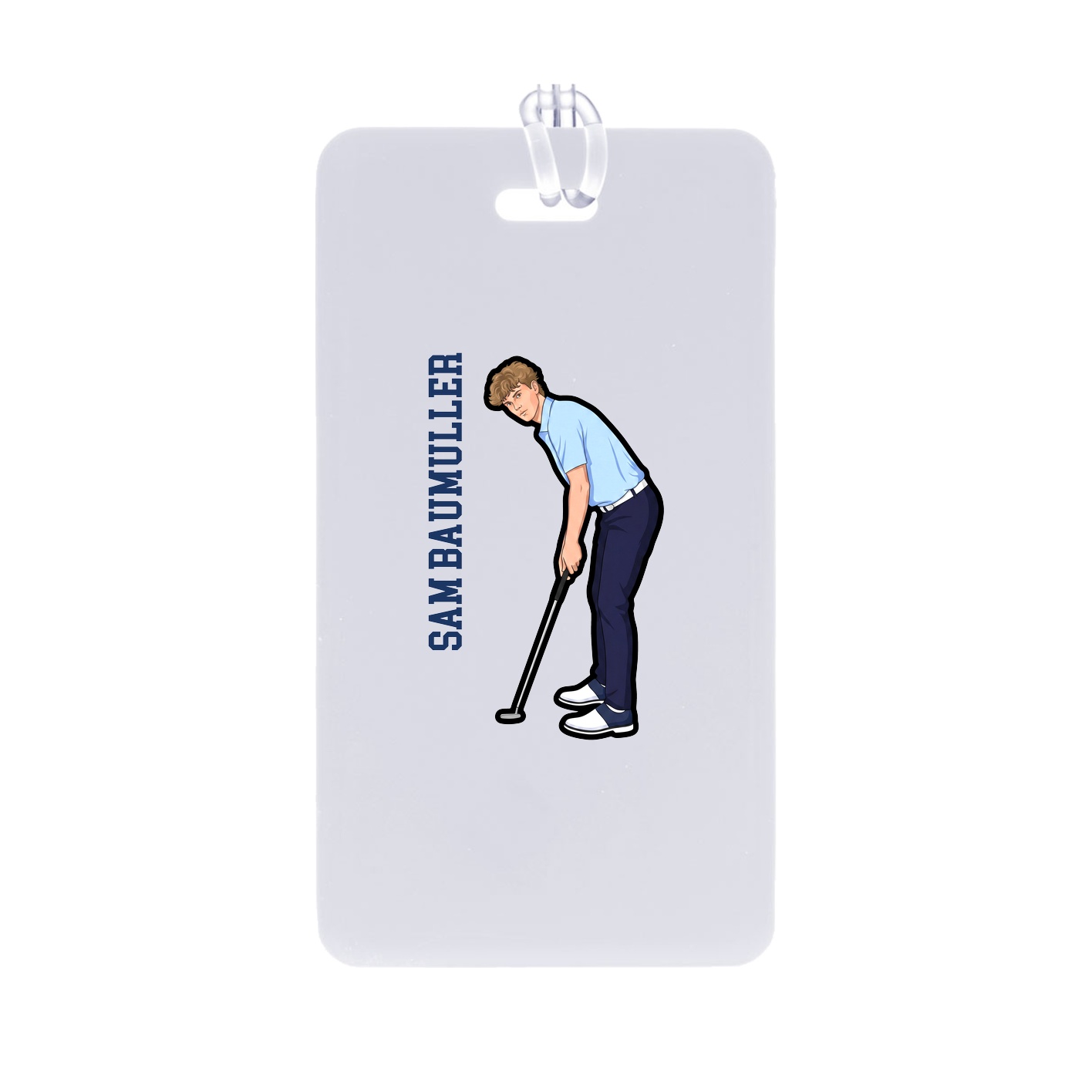 Bag Tag — Name Vertical in Classic