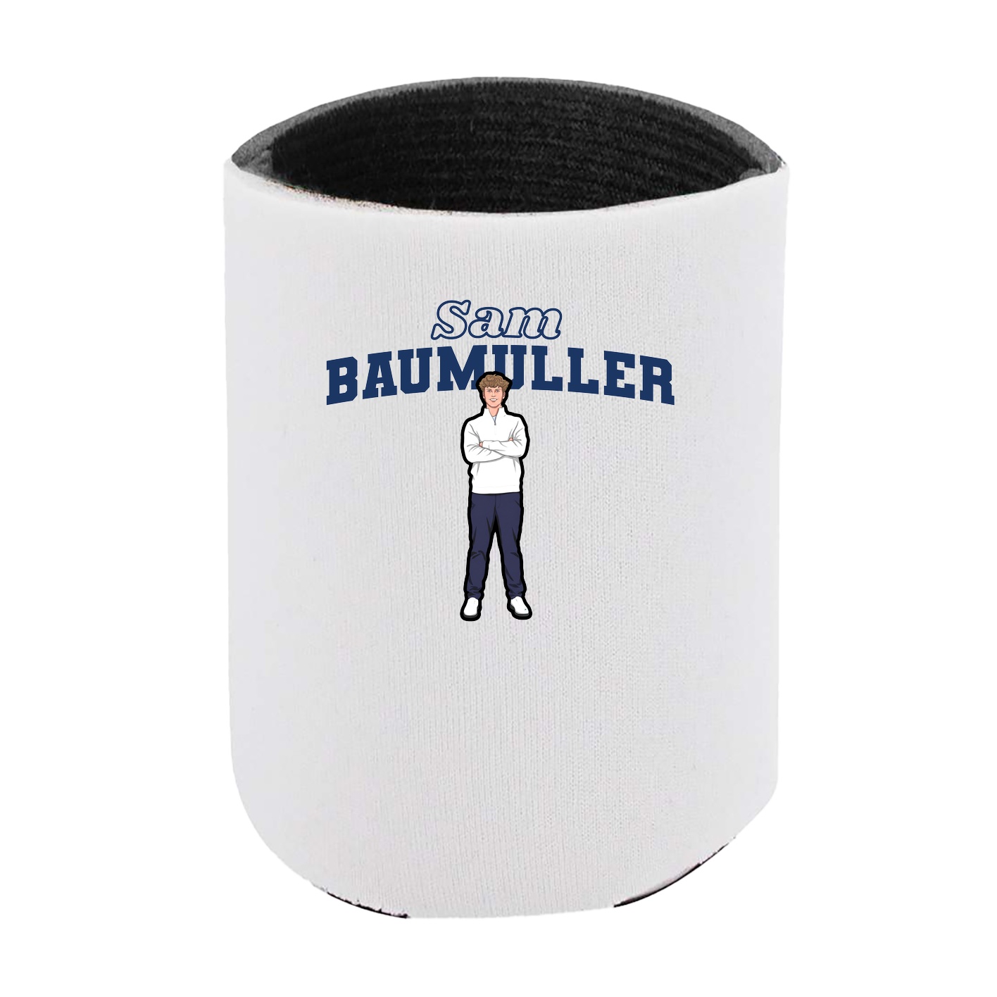 Can Holder — Name Arch in White