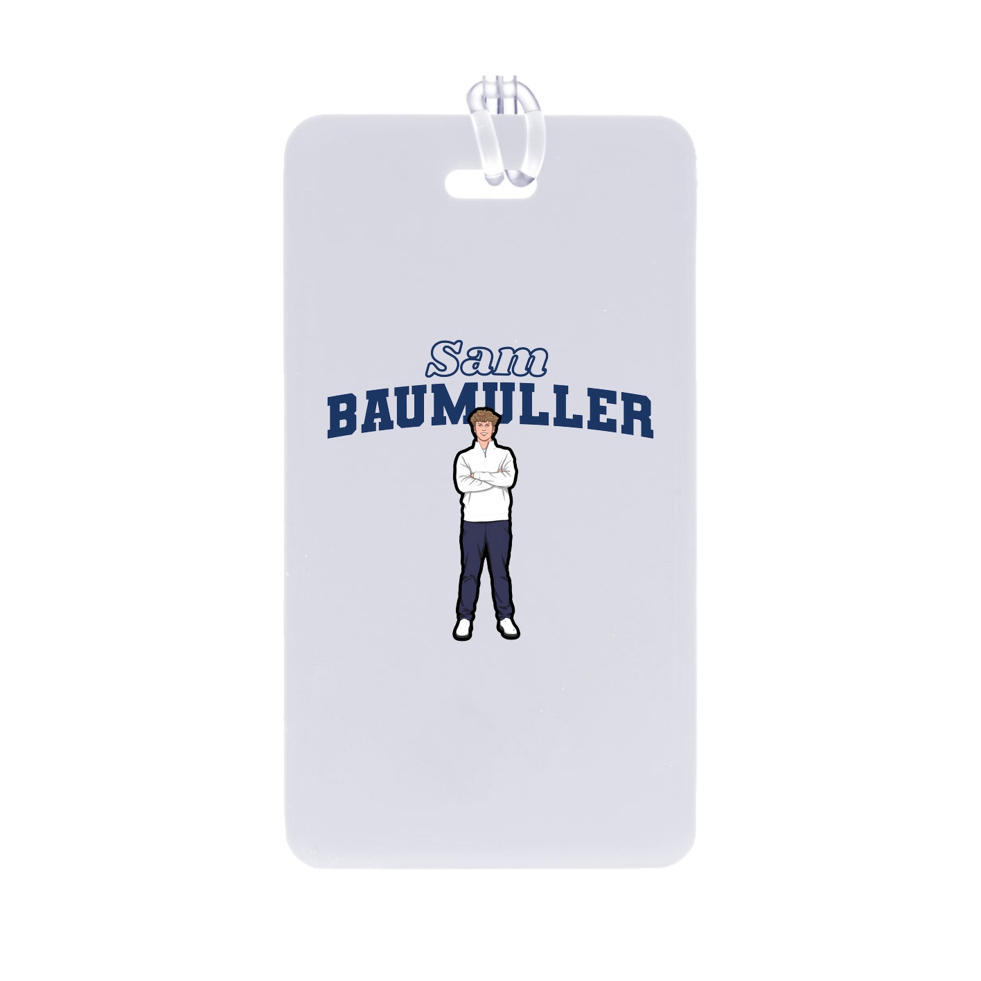 Bag Tag — Name Arch in Classic