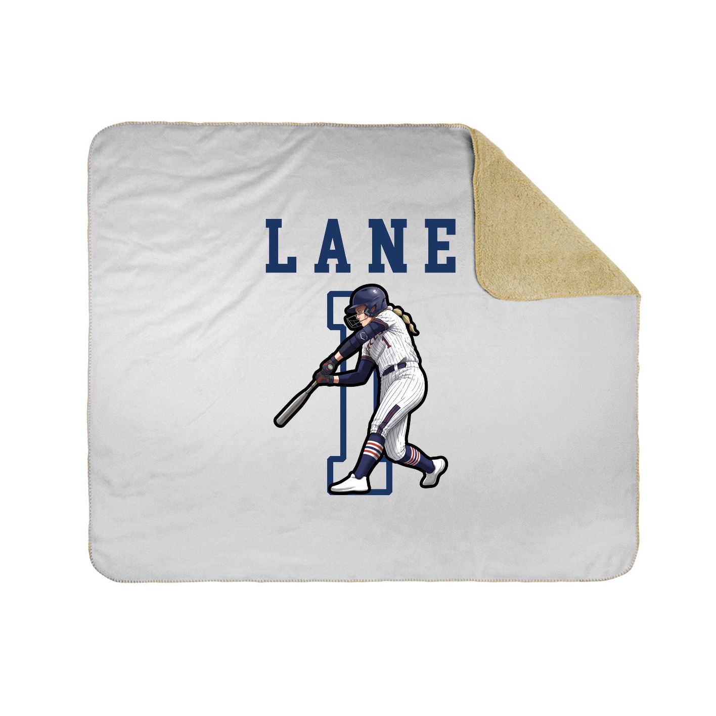 Throw Blanket — Shirsey in White
