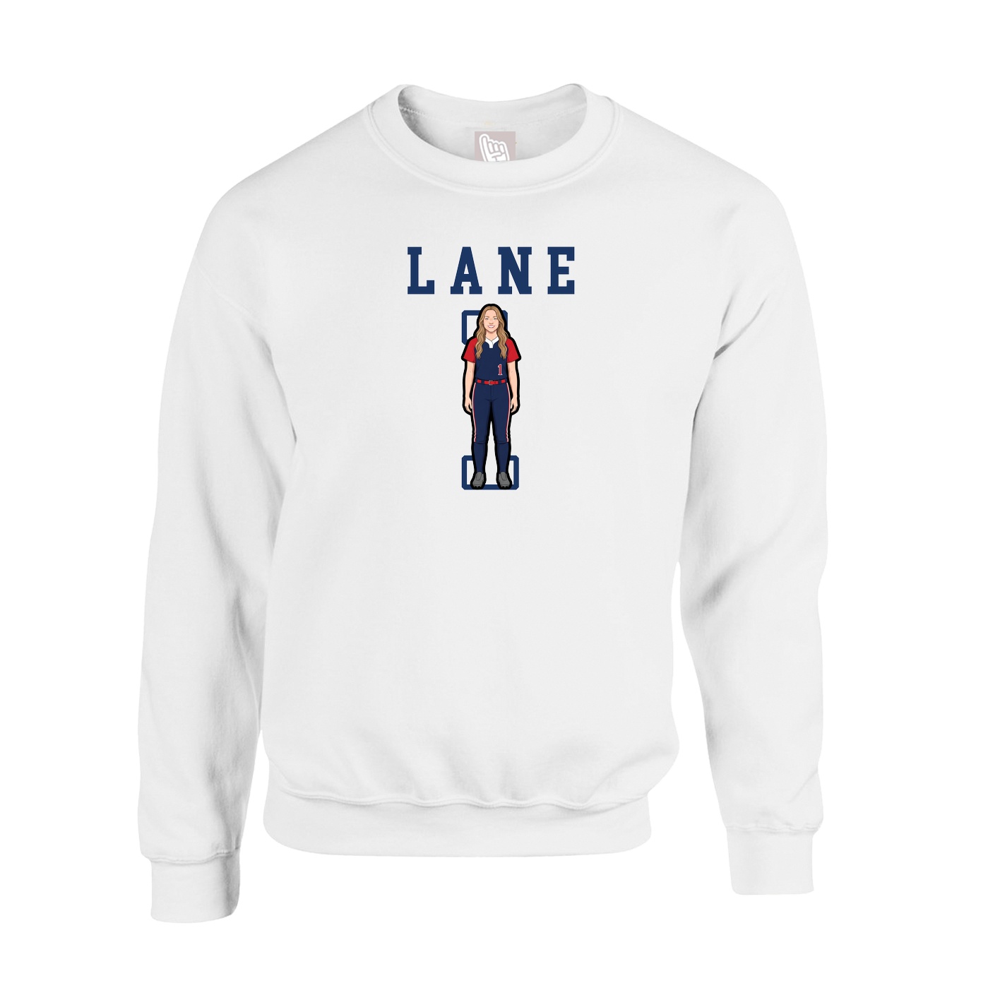Fleece Crew — Shirsey in White