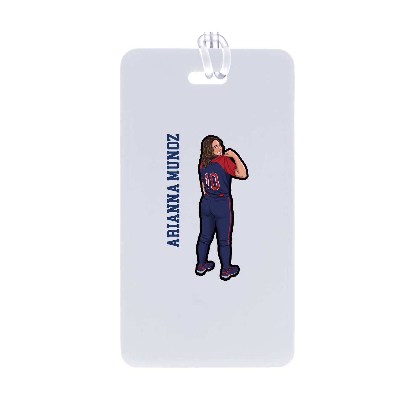 Bag Tag — Name Vertical in Classic