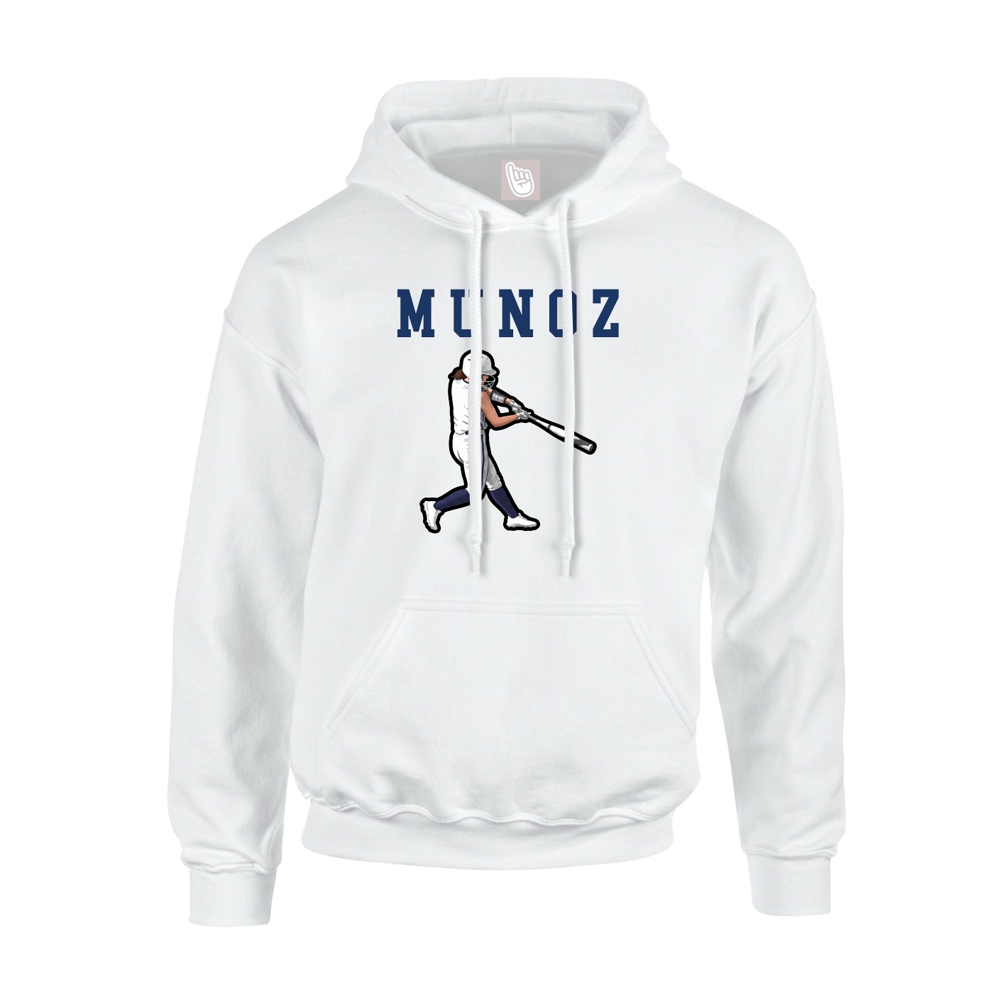 Hoodie — Shirsey in White
