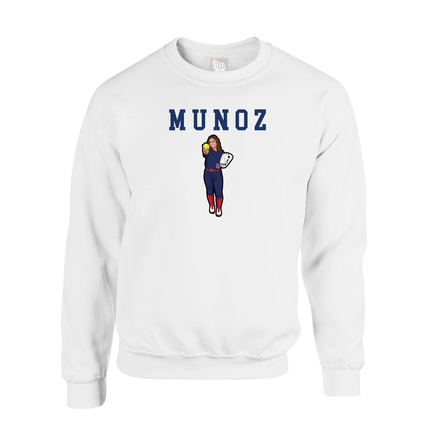 Fleece Crew — Shirsey in White