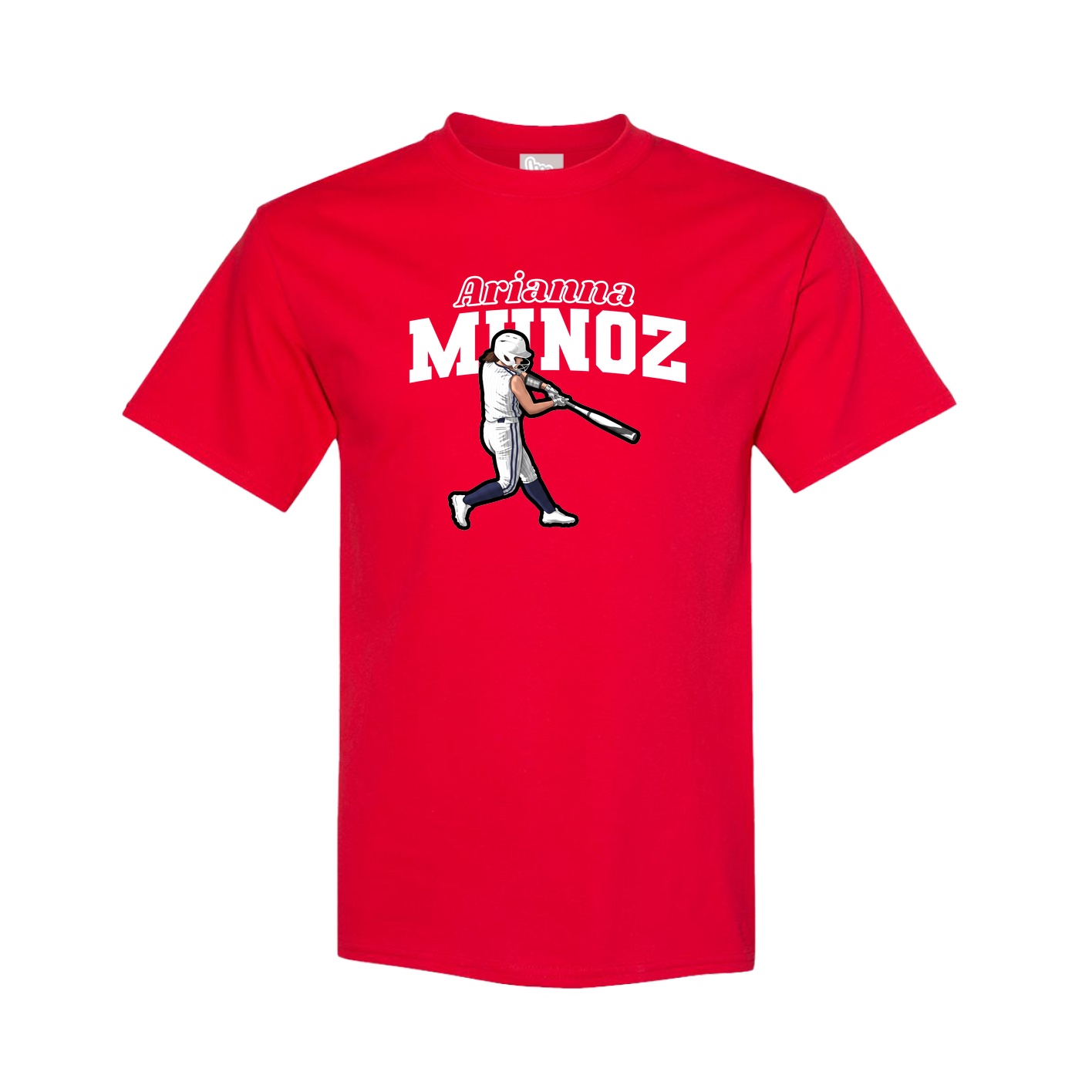 Tee — Name Arch in Red