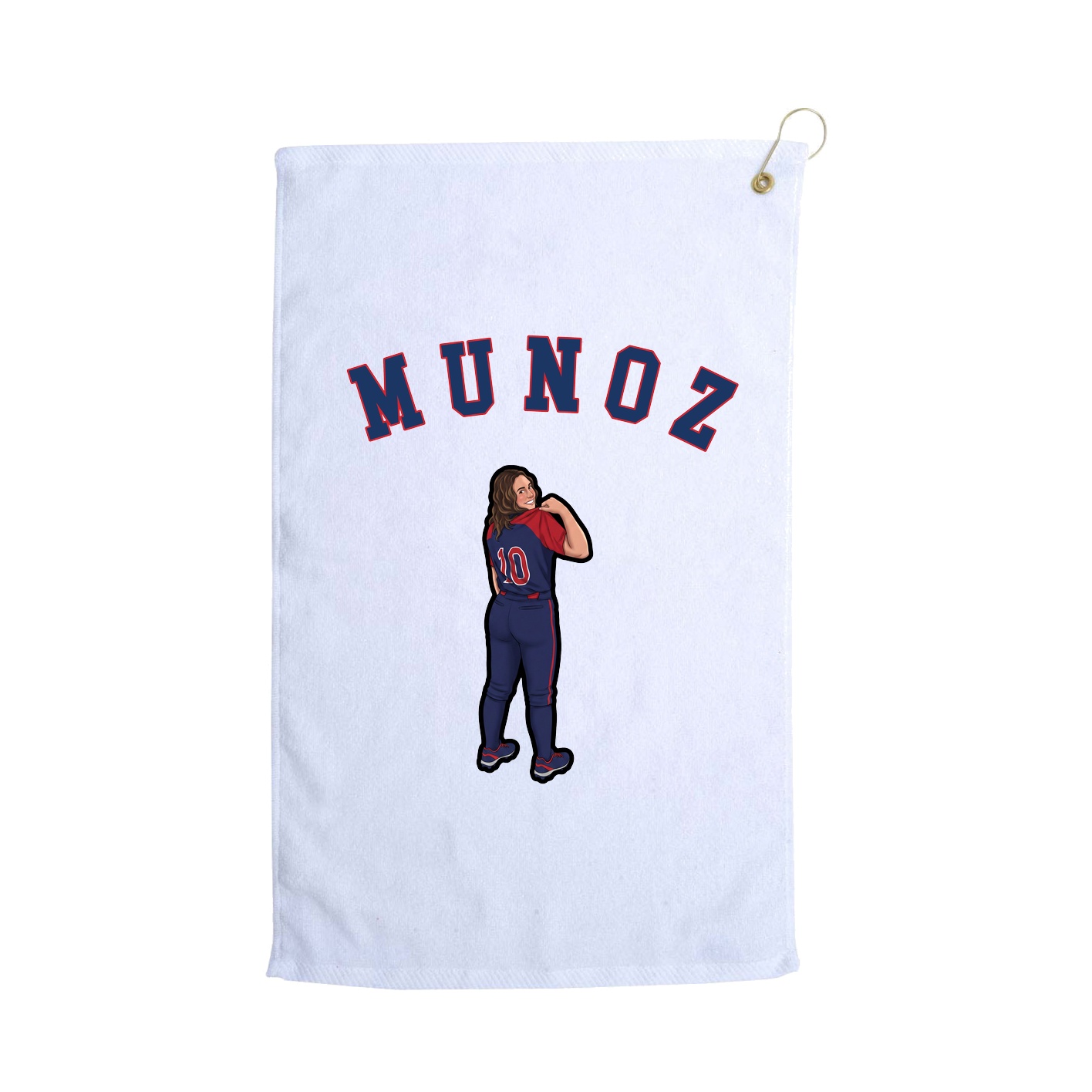 Golf Towel — Shirsey Arch in White