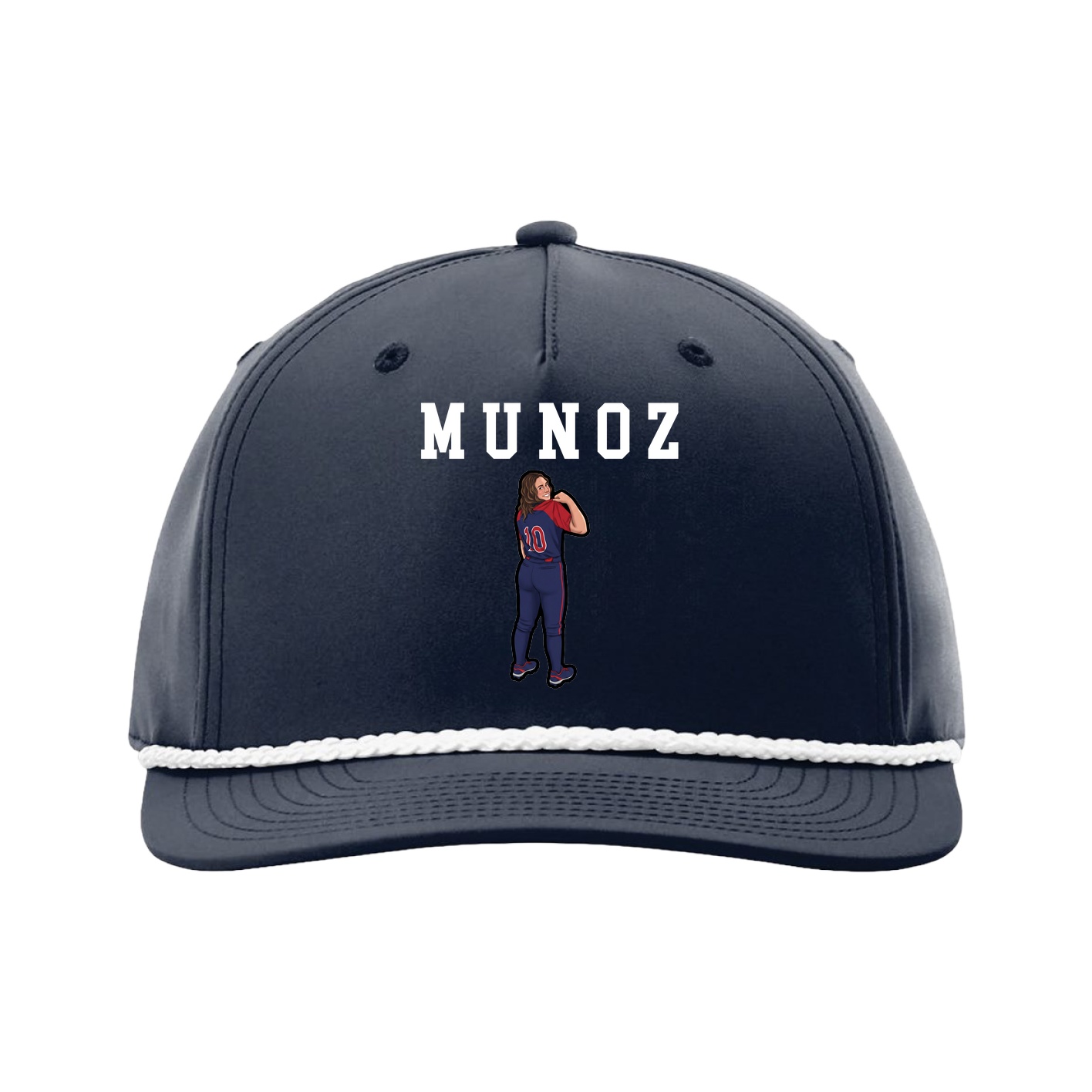 Five-Panel Classic Rope Cap — Shirsey in Navy