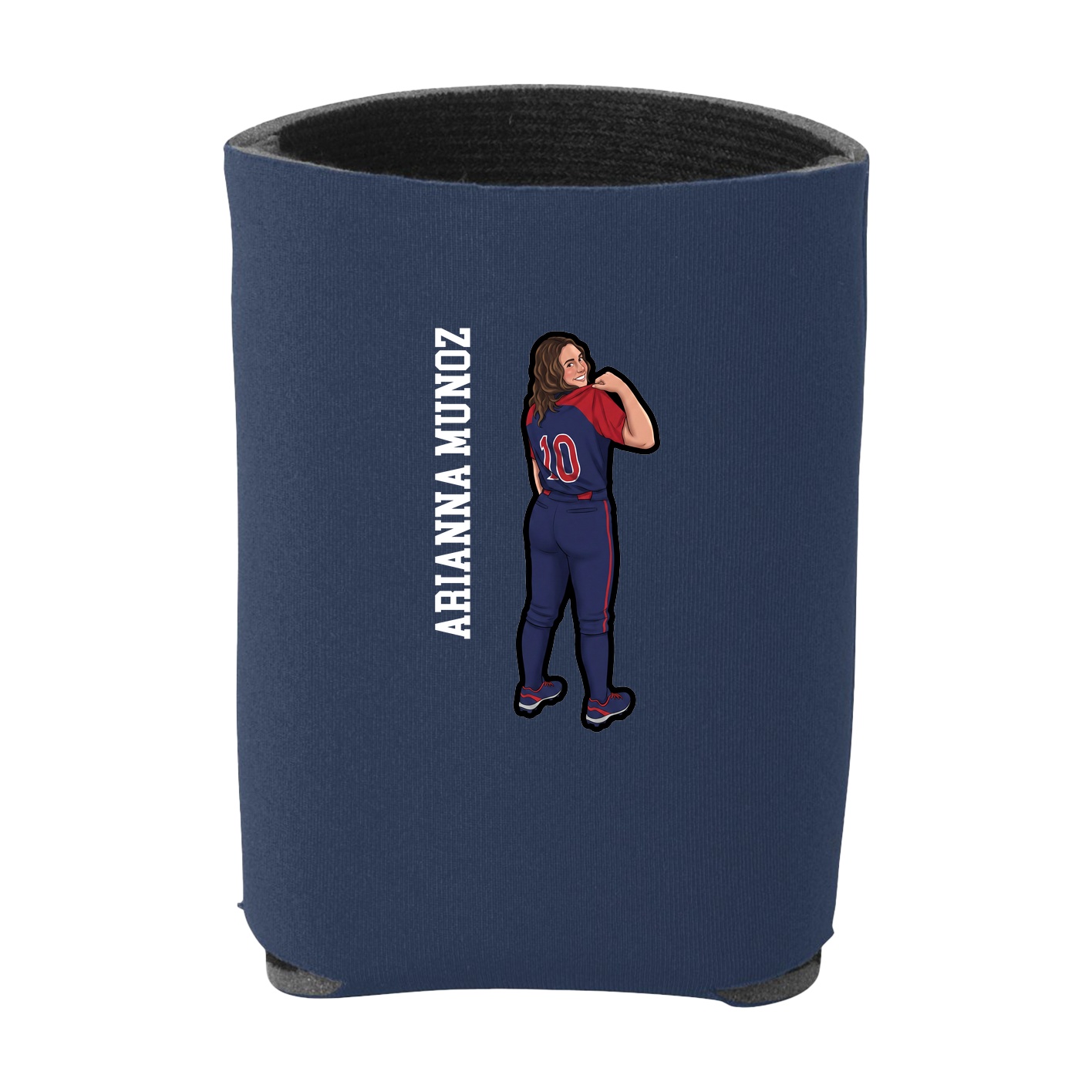 Can Holder — Name Vertical in Navy