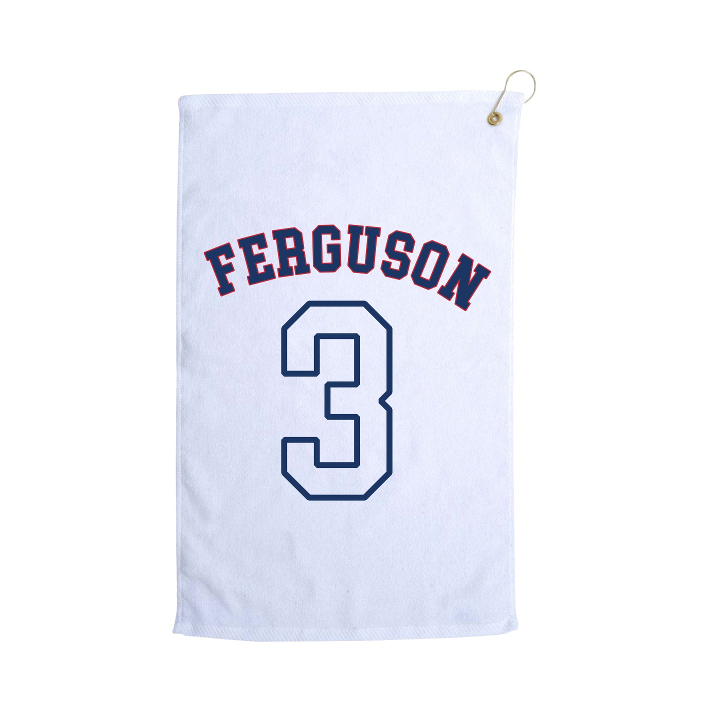 Golf Towel — Shirsey Arch in White