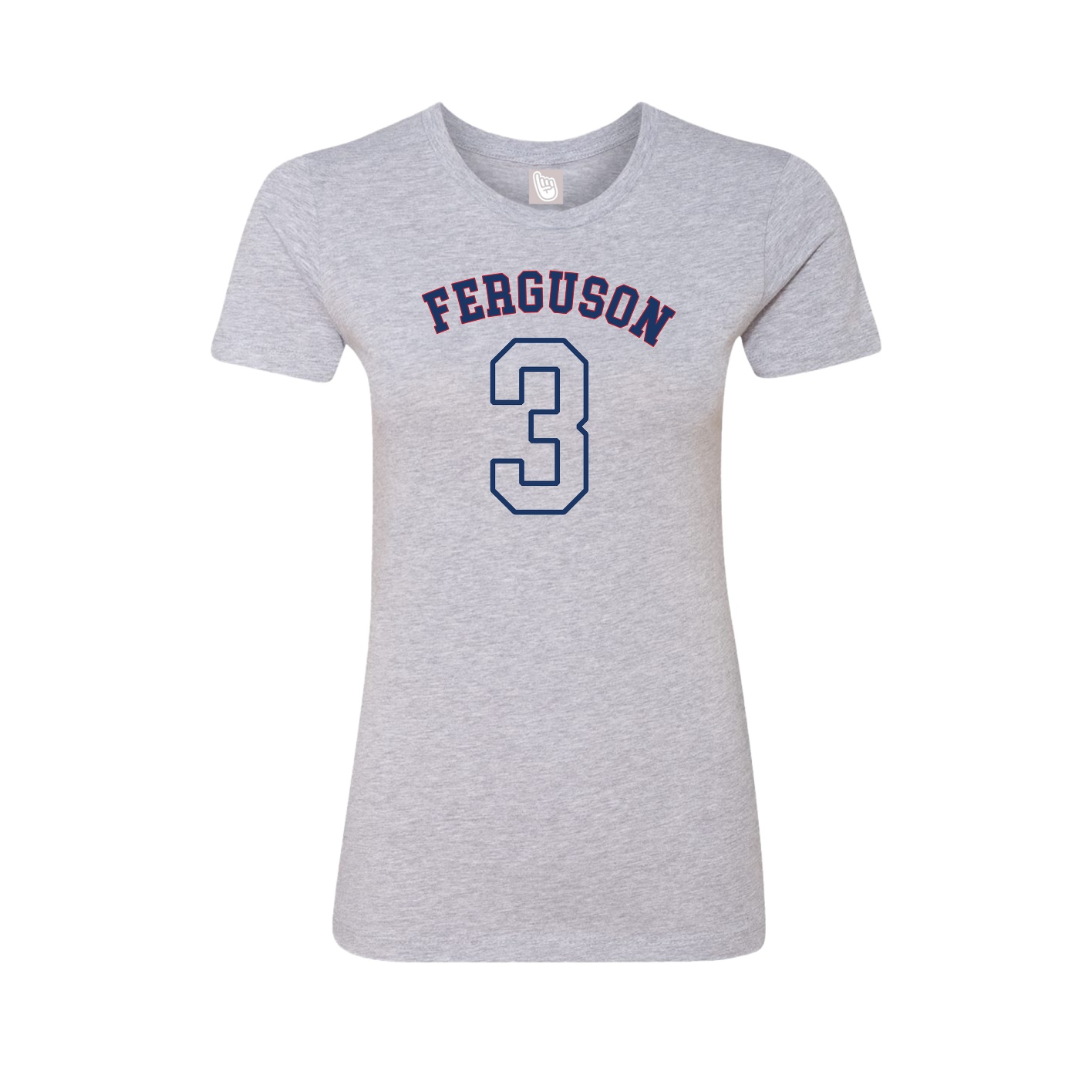 Fitted Women's Tee — Shirsey Arch in Grey
