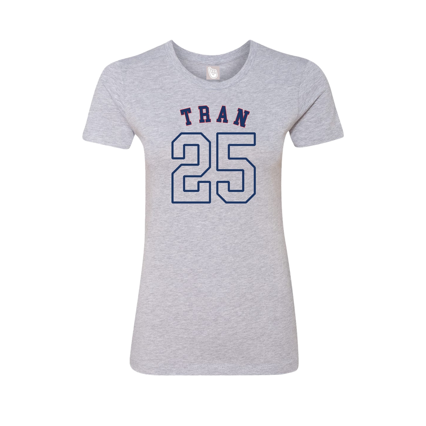 Fitted Women's Tee — Shirsey Arch in Grey