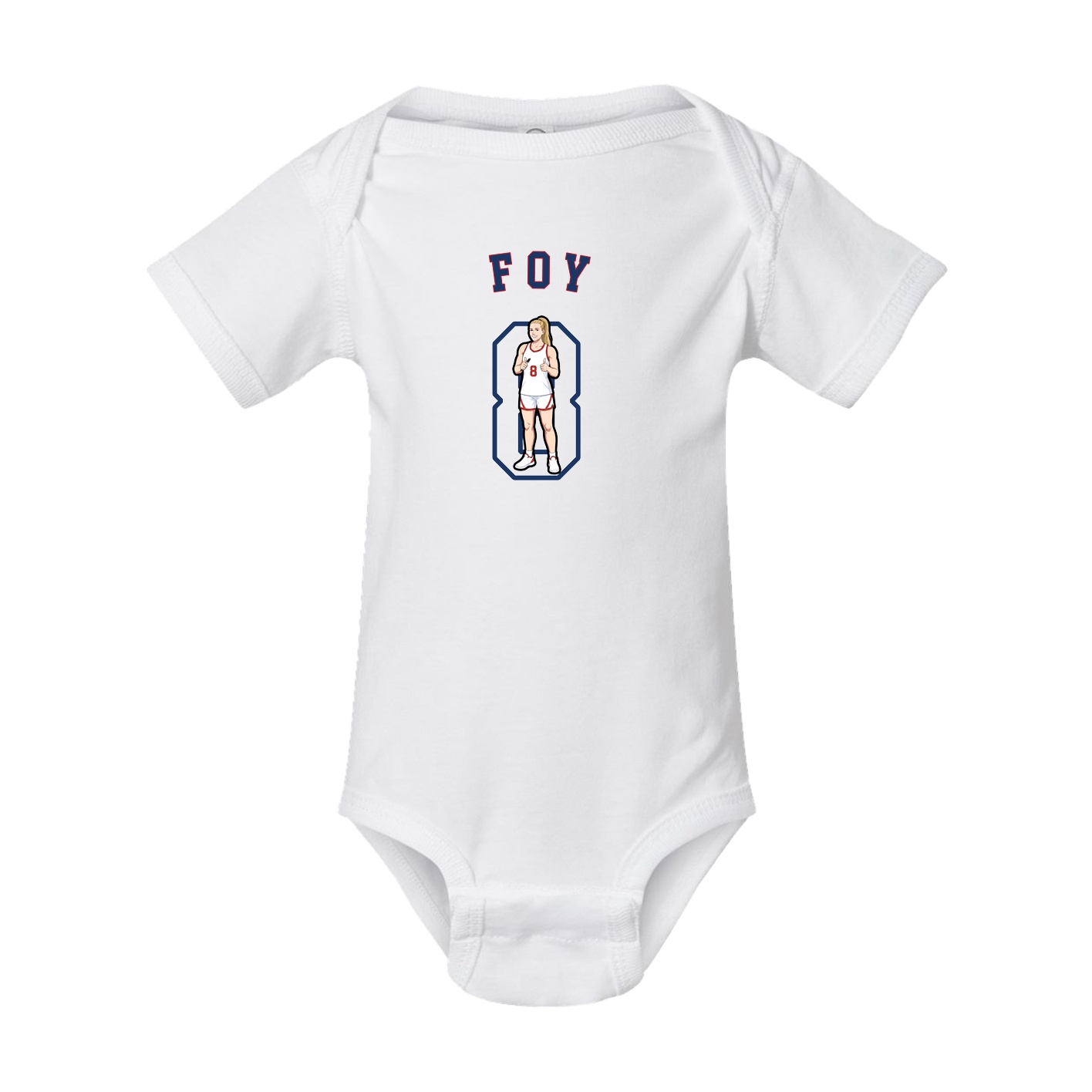 Baby Onesie — Shirsey Arch in White