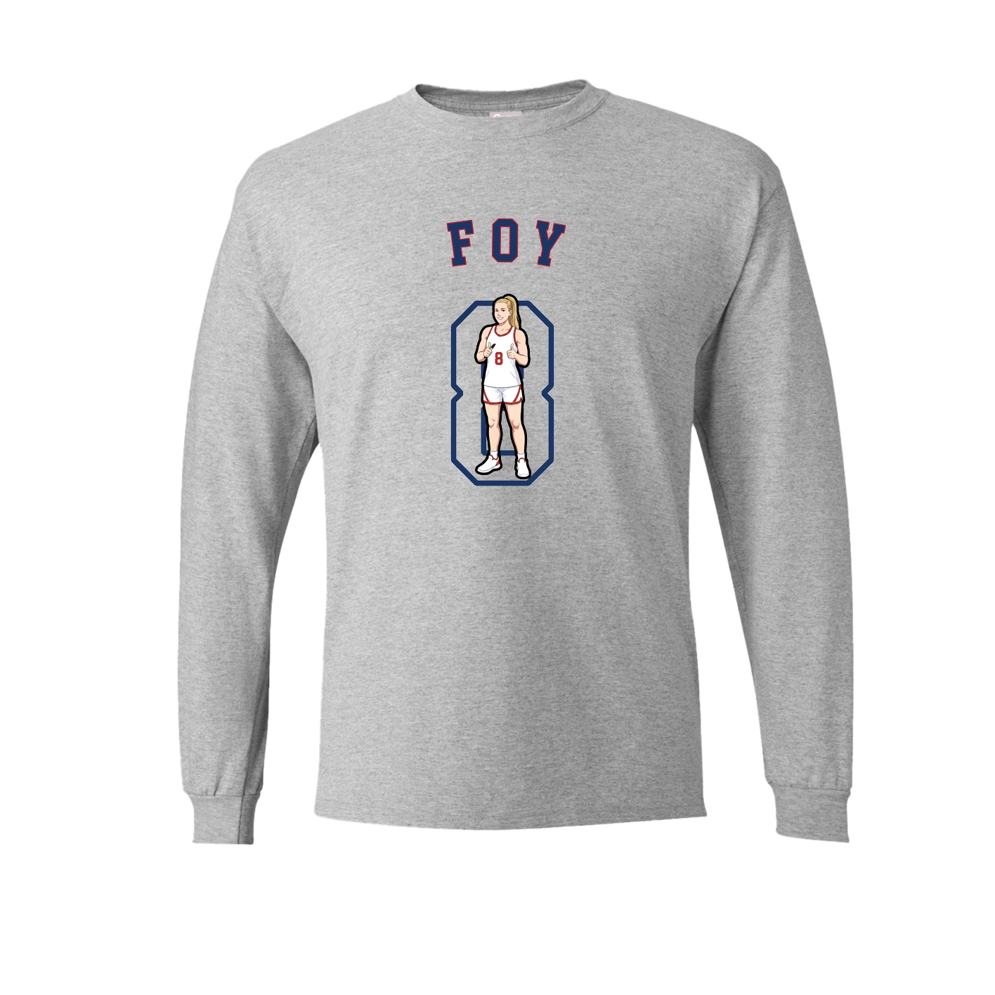 Long Sleeve Tee — Shirsey Arch in Grey