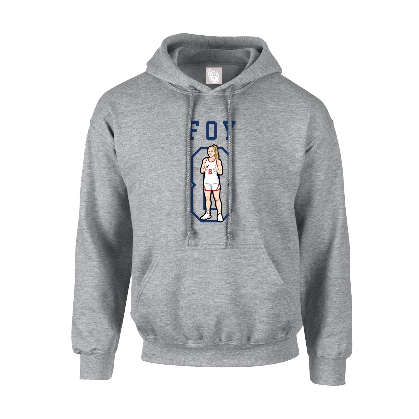 Hoodie — Shirsey in Grey