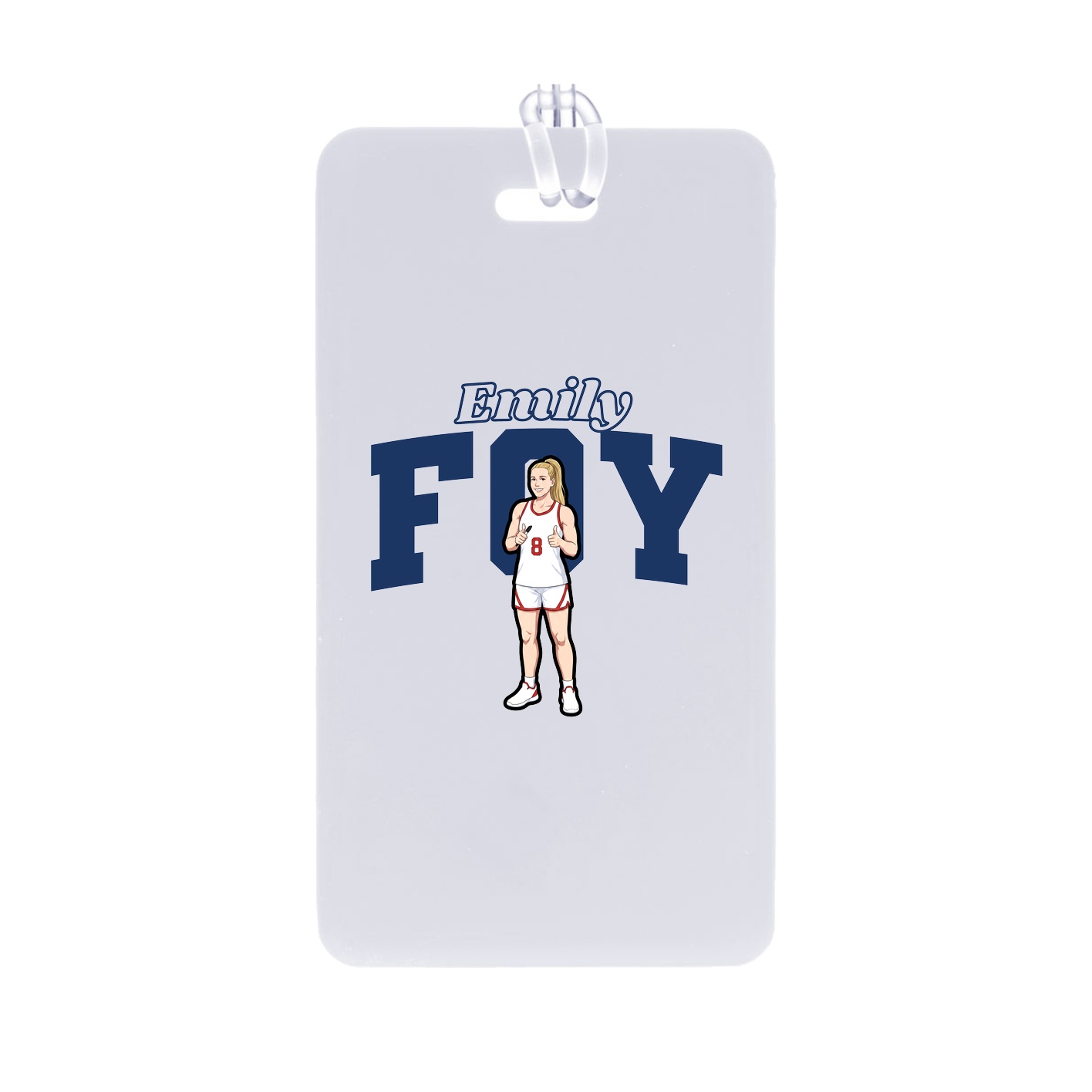 Bag Tag — Name Arch in Classic