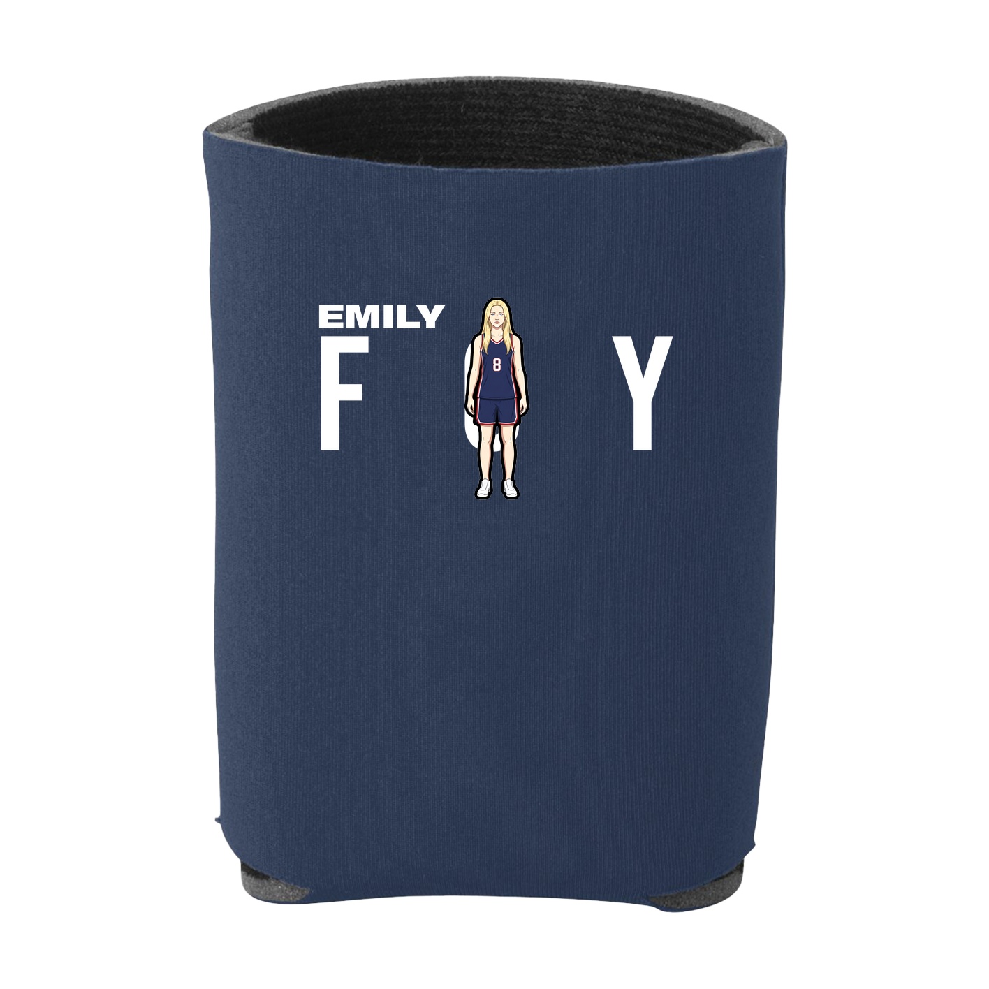 Can Holder — Player Name in Navy