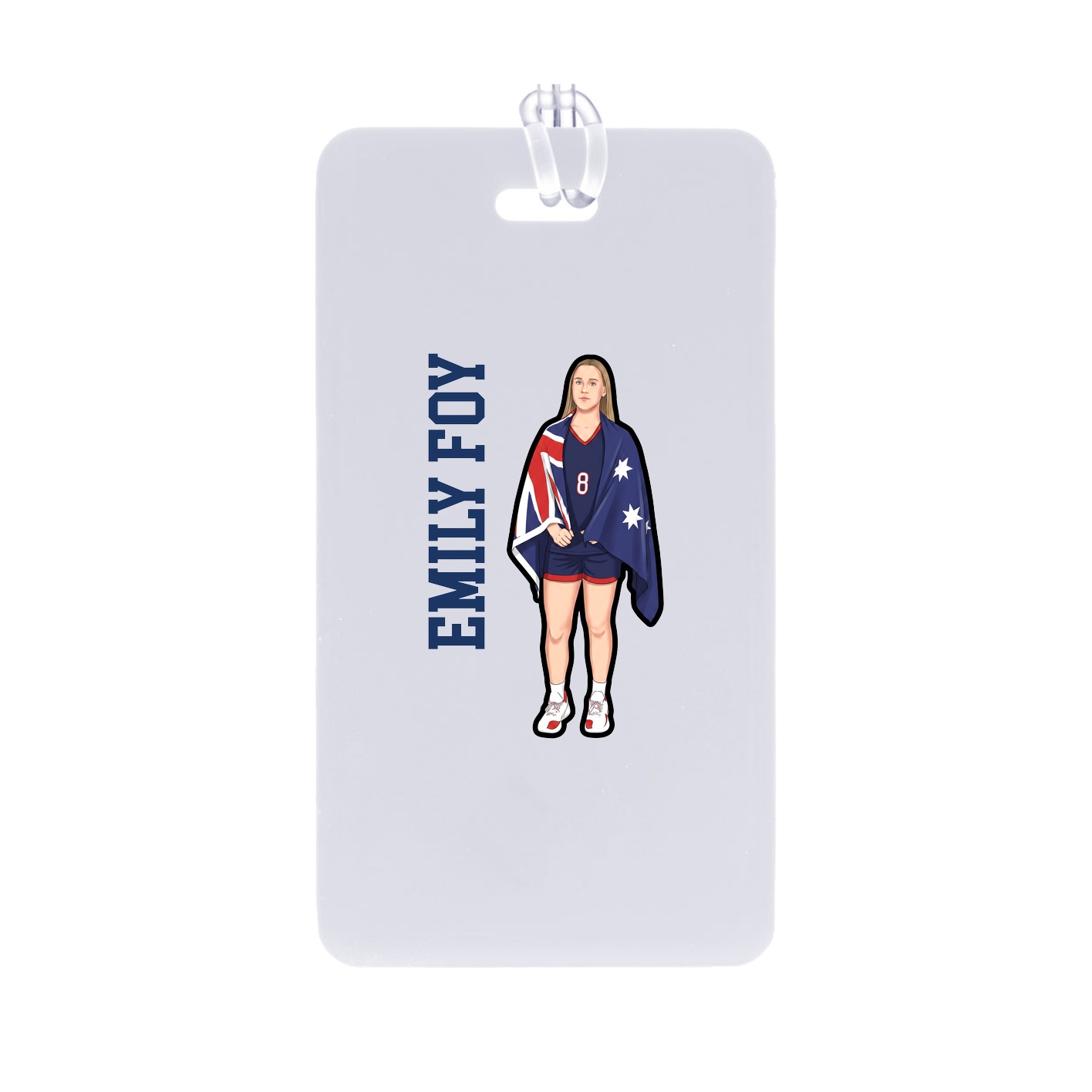 Bag Tag — Name Vertical in Classic