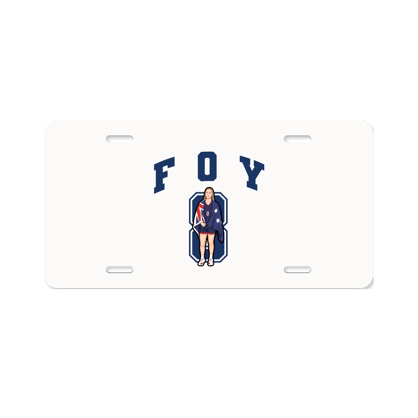 License Plate — Number in Classic