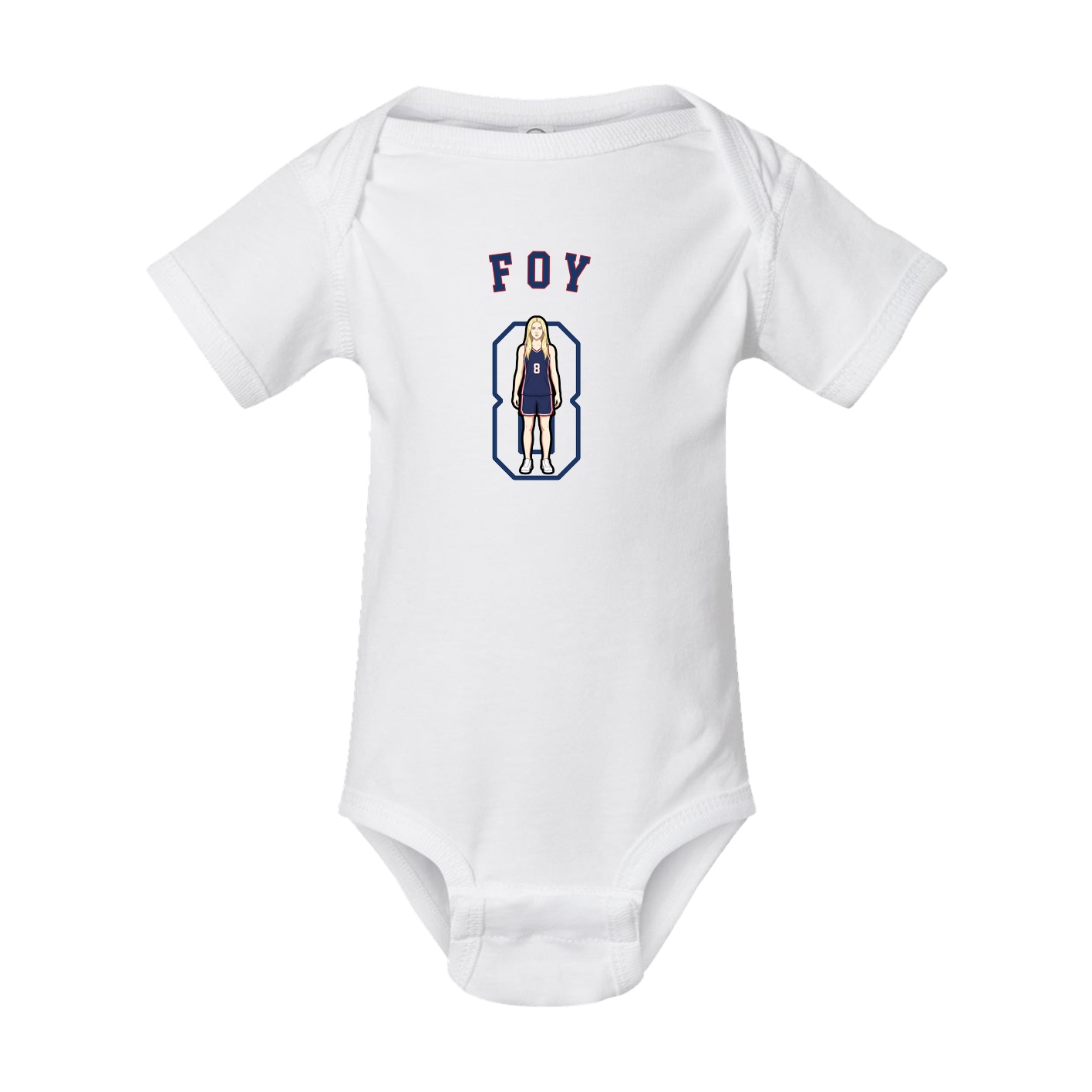Baby Onesie — Shirsey Arch in White