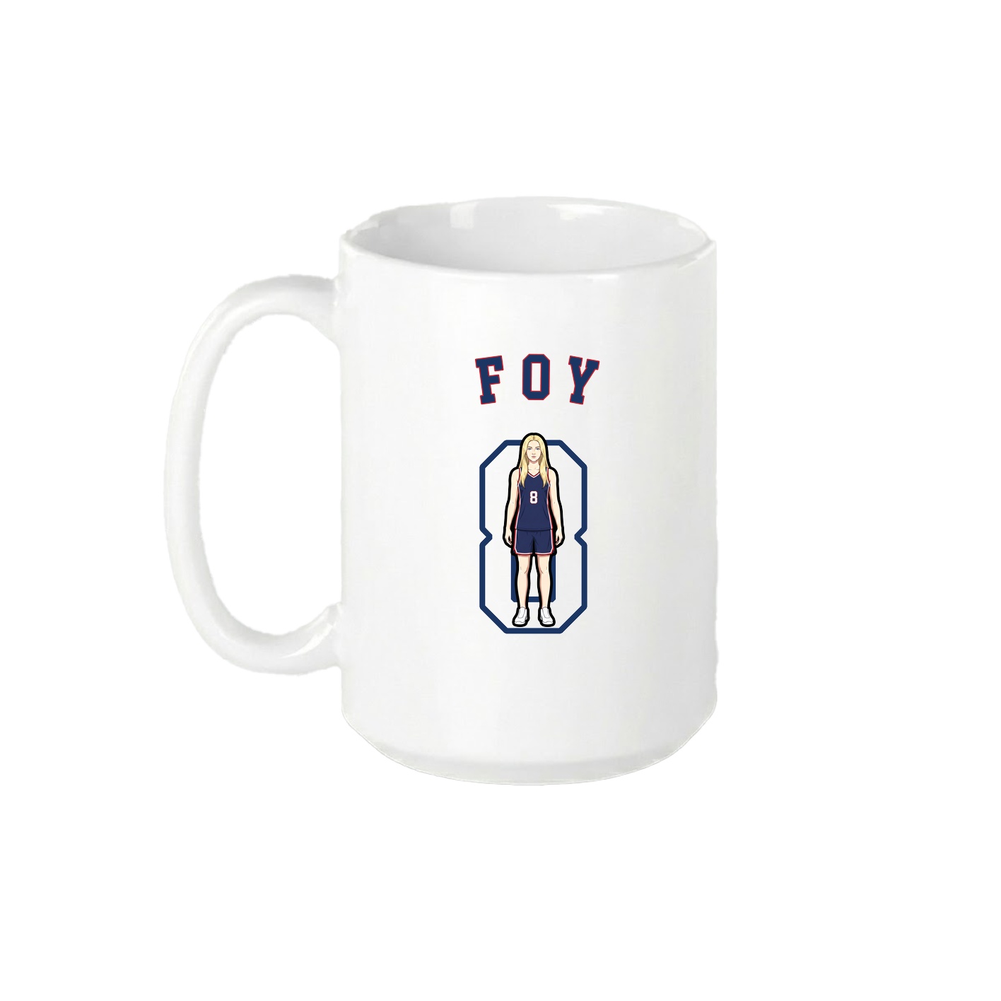 15oz Coffee Mug — Shirsey Arch in White