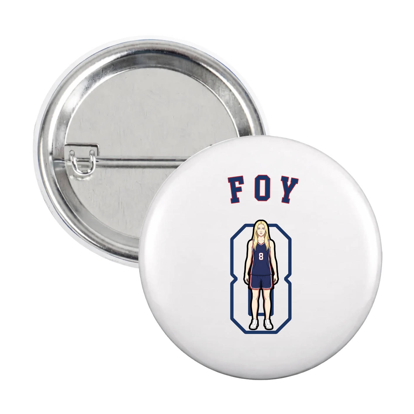 Game Day Button — Shirsey Arch in White