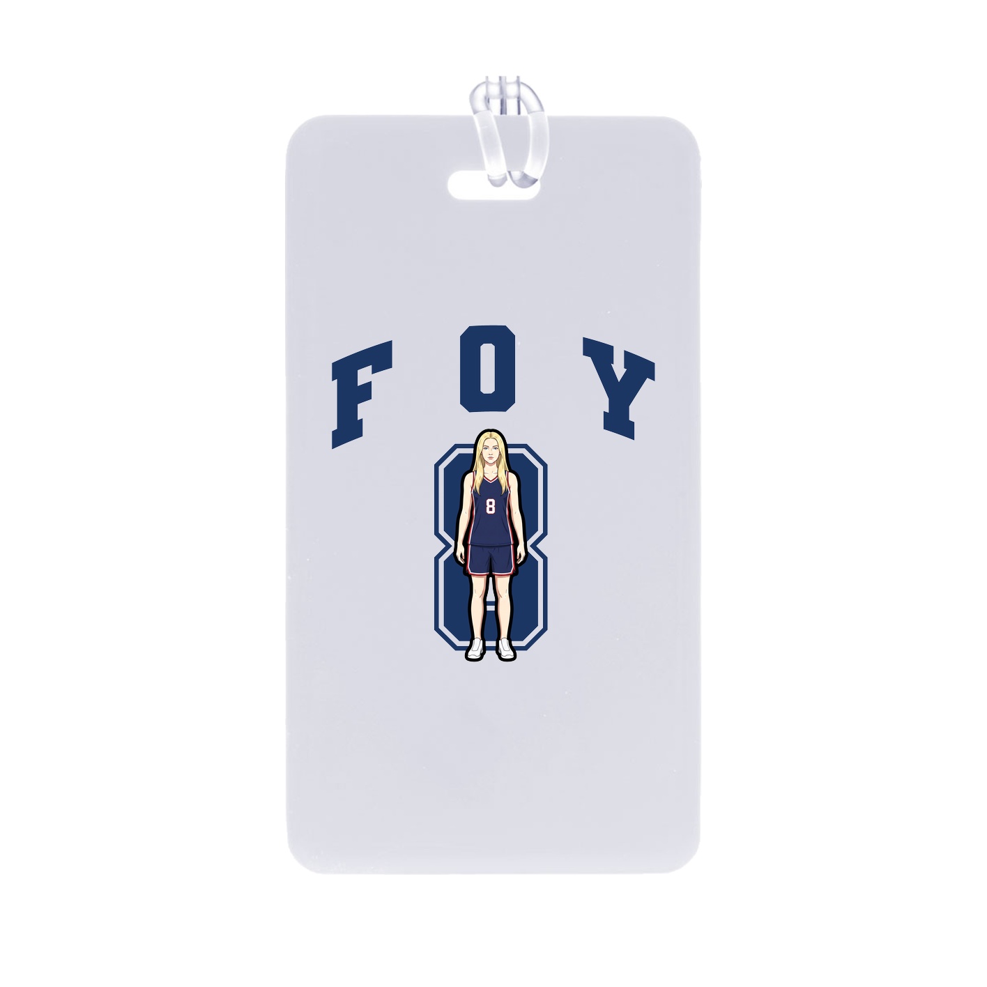 Bag Tag — Number in Classic