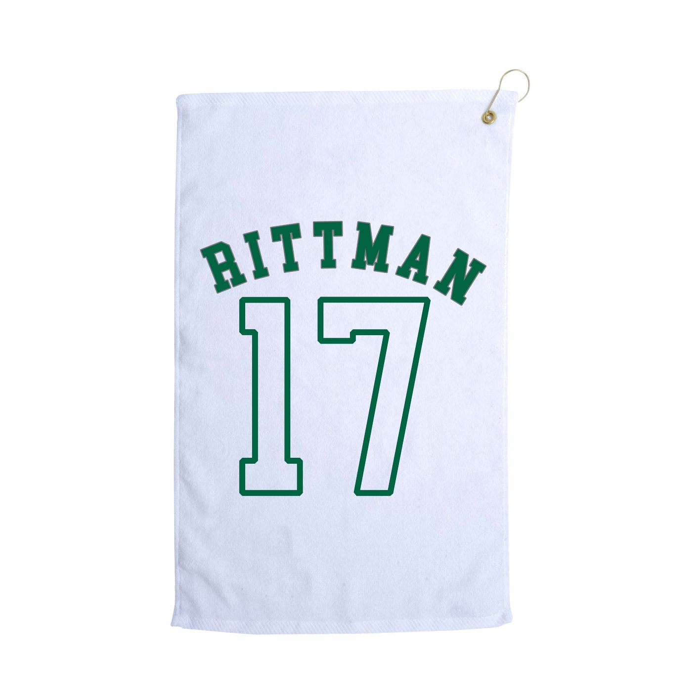 Golf Towel — Shirsey Arch in White