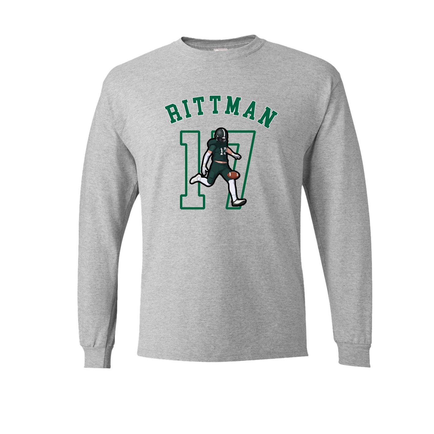 Long Sleeve Tee — Shirsey Arch in Grey
