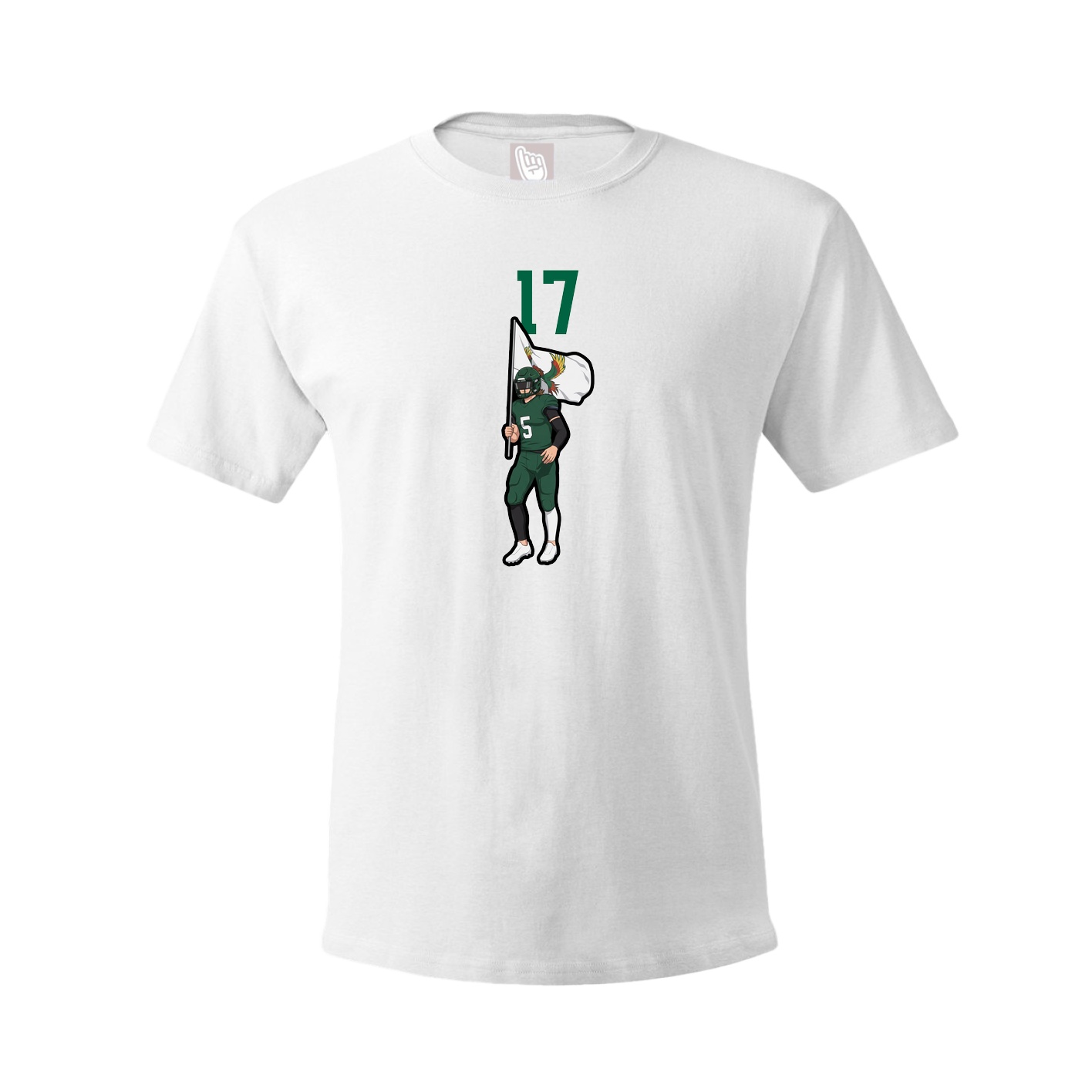 Tee — Number Top in White