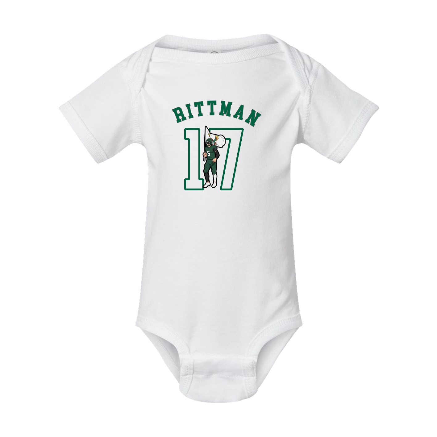 Baby Onesie — Shirsey Arch in White