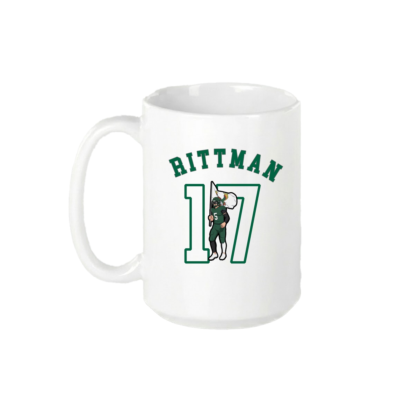 15oz Coffee Mug — Shirsey Arch in White